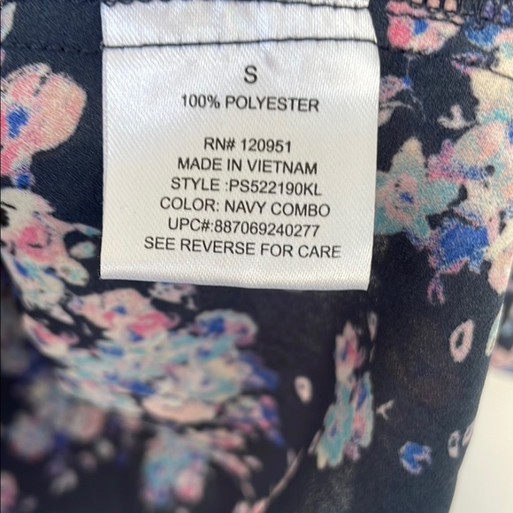 Pink Republic Blue and Pink Floral Blouse Small - Picture 8 of 16